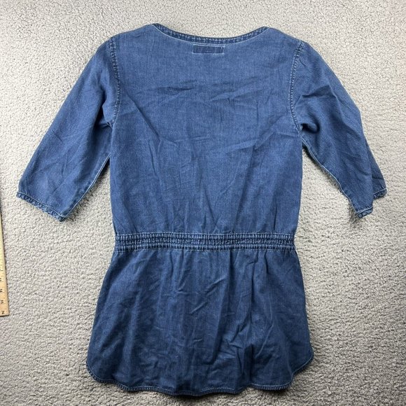 Marc By Marc Jacobs Blue Denim Tunic Dress Womens Size Small MJ Vintage - Picture 5 of 6